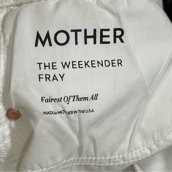 MOTHER The Weekender Fray Jeans - Fairest Of Them All - Sz - 32 (B605) $218 - Picture 4 of 10